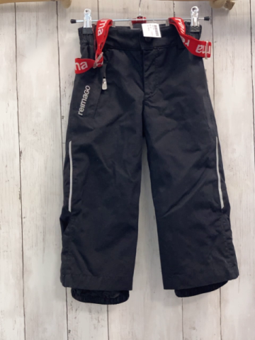 Reima  Skihose  Gr. 92  schwarz rote Hosenträger mit weißer Schrift 