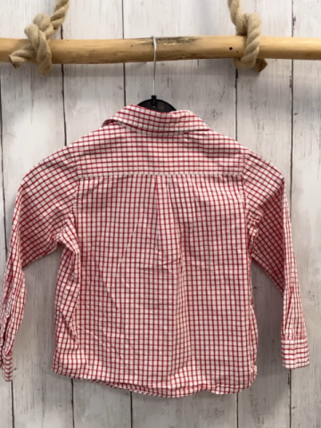 Benetton  Hemd  Gr. 92  rot weiß kariert 