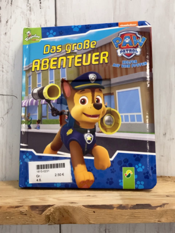   Pappbuch Paw Patrol Das große Abenteuer 