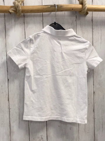 H&M T-Shirt  Gr. 110  weiß Polokragen