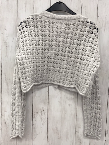 Zara  Strickjacke  Gr. 152  hellgrau 