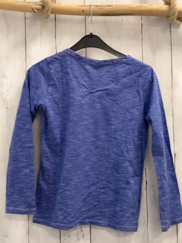 Seed  Langarmshirt  Gr. 128  lila hellgraue Streifen rote Spielkonsole 