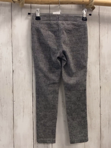   Jeggings  Gr. 116  grau hellgrau schwarz kariert 