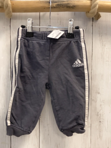 Adidas Jogginghose Gr. 62  grau weiße Streifen