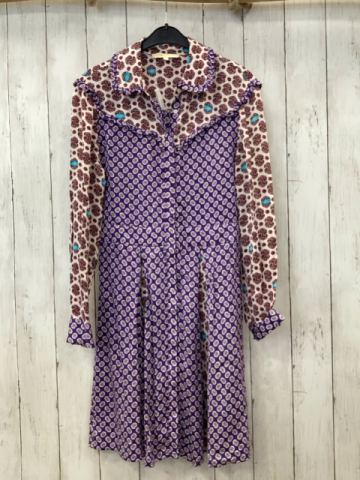 Maje Kleid Gr. 36  lila rosa rot geblümt