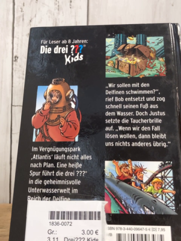 Drei??? Kids  Buch Rettet Atlantis 