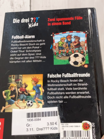 Drei??? Kids  Buch Fußballweltmeister 