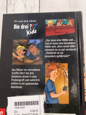 Drei??? Kids  Buch Gruft der Piraten