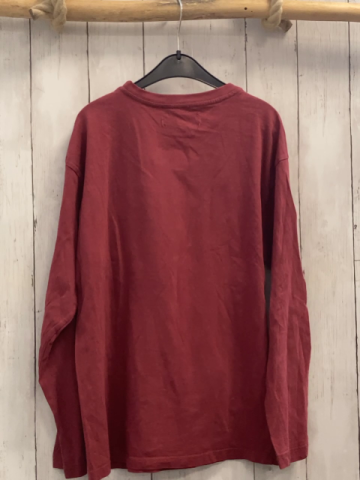 Zara  Langarmshirt  Gr. 152  rostrot Brusttasche