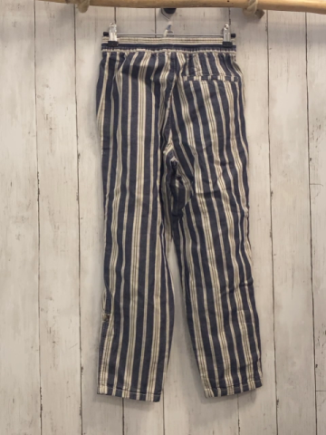 H&M  Hose  Gr. 140  blau weiße Streifen Gummizugbund mit weißer Kordel 