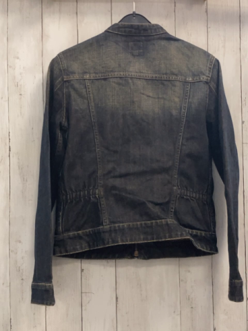 Calvin Klein Jeans  Jeansjacke Gr. M  dunkralgrau-blau orange Nähte 