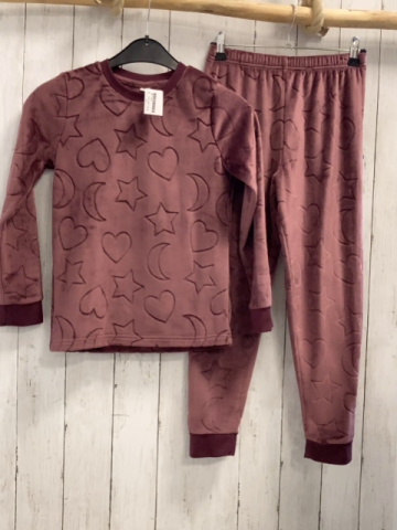 2tlg  Pullover + Leggings  Gr. 134/140  brombeere Nicky Sterne 