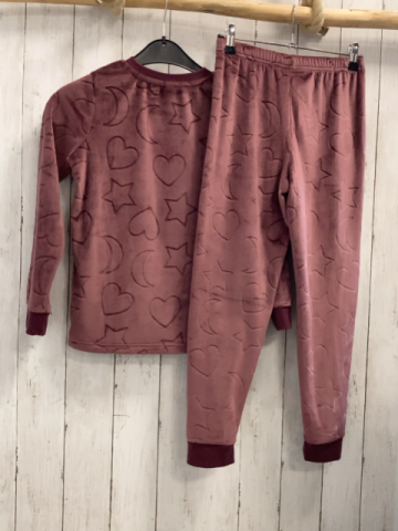 2tlg  Pullover + Leggings  Gr. 134/140  brombeere Nicky Sterne 