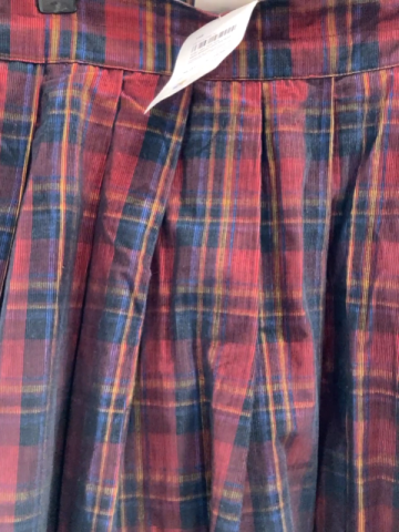 neu Famy  Rock Gr. 158  weinrot schwarz blau gelb kariert Np 19,99€ 