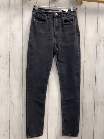 H&M  Hose  Gr. 146  grau Jeans Bund verstellbar 