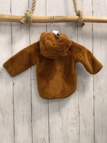 H&M Plüschjacke Gr. 62  braun 