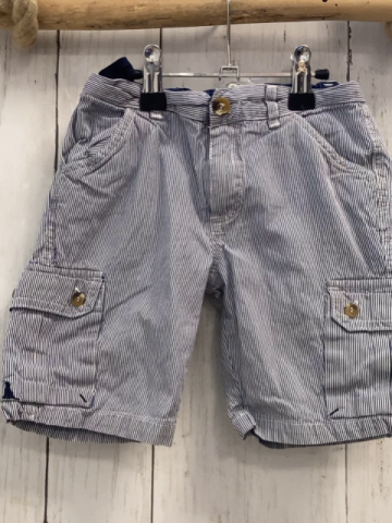 Darcy Brown  Shorts  Gr. 104  blau hellgraue Streifen Bund verstellbar 