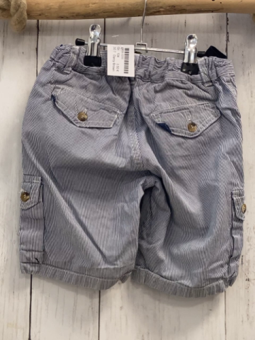 Darcy Brown  Shorts  Gr. 104  blau hellgraue Streifen Bund verstellbar 