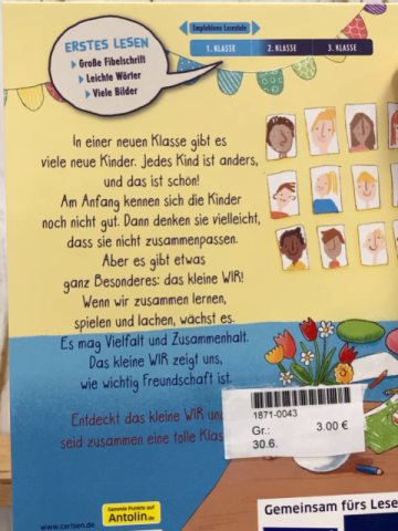  Buch Wir alle in unserer Klasse 