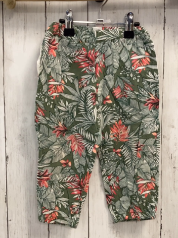   Hose  Gr. 86  kiwi weiß hellrote Blätter 
