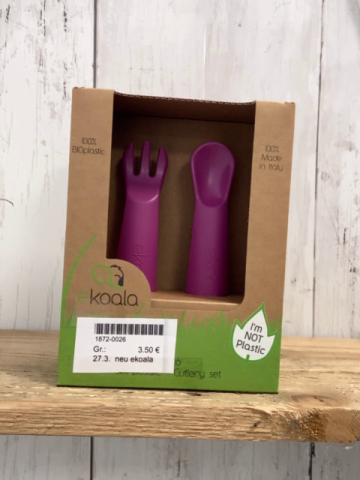 neu ekoala Kleinkinderessbesteck  plfaume 
