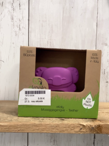neu ekoala Zahnungshilfe  Massaggiagergive Teether pflaume 
