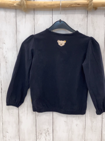 Steiff Langarmshirt Gr. 104  blau gesmoktes Oberteil