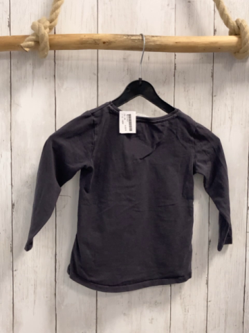 H&M Langarmshirt  Gr. 98  grau bunte Schmetterlinge 