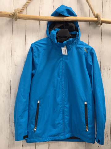 2tlg CMP  Jacke  Gr. 164  hellblau mit dunkelgrauer Fleeceinnenjacke 