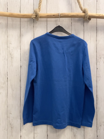S´Oliver  Langarmshirt  Gr. 152  hellblau grauer Einsatz Schrift 