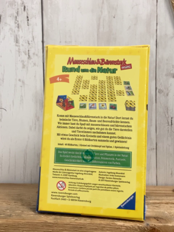 neu  Spiel  Mauseschlau & Bärenstak Rund die Natur 