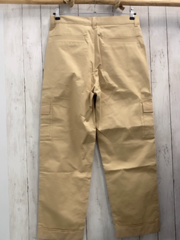 neu Esprit  Hose  Gr. 32  beige aufgesetzte Taschen breiter Schlag mit Umschlag NP 129³