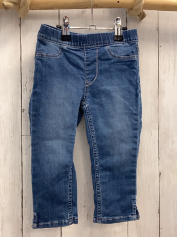 H&M Jeggings  Gr. 110  blau Jeans Caprilänge