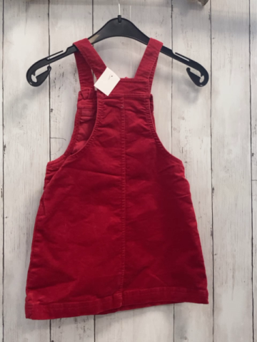 Isaac Mizrahi  Kleid  Gr. 110  rot Kord Äpfel 