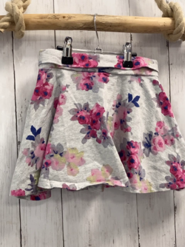 Joules Rock Gr. 104  grau Blumen