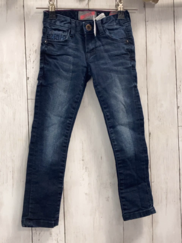 Vingino Hose Gr. 110  blau Jeans Bund verstellbar