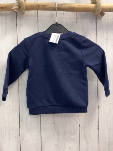  Pullover  Gr. 80  blau Pferd 