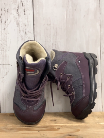 Ricosta  Boots  Gr. 22  brombeere grau schwarze Sohle warm gefüttert NP 69,95 € 