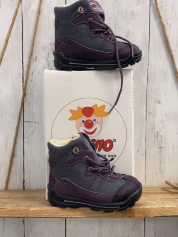 neu Ricosta  Boots  Gr. 22  aubergine grau gefüttert 