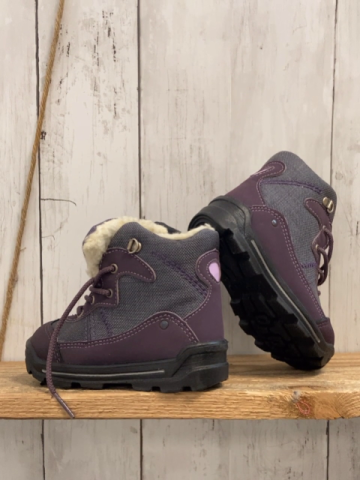 neu Ricosta  Boots  Gr. 22  aubergine grau gefüttert 