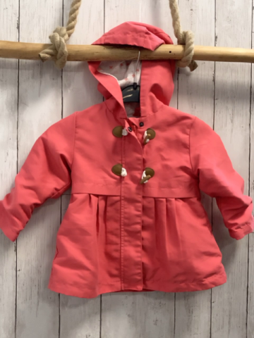   Jacke  Gr. 92  rot Kapuze Knebelknöpfe 