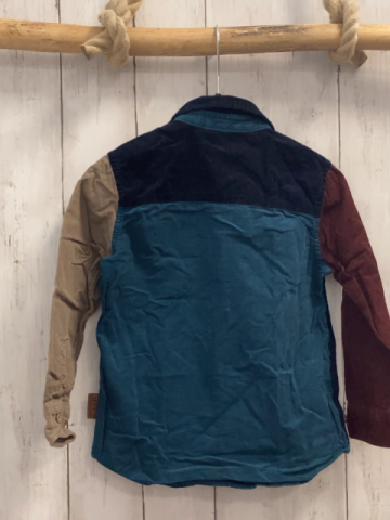 Next  Hemd  Gr. 110  petrol blau weinrot beige Kord