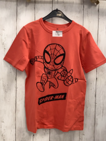 H&M  T-Shirt  Gr. 134/140  rot Spidey Schrift 