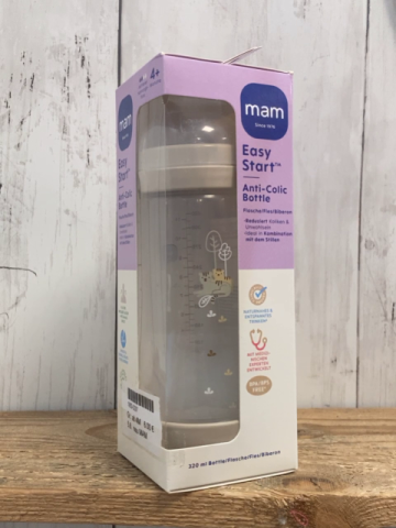 neu MAM Babyflasche  Gr. ab 4M  320 ml im Karton