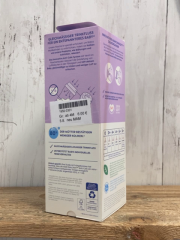 neu MAM Babyflasche  Gr. ab 4M  320 ml im Karton