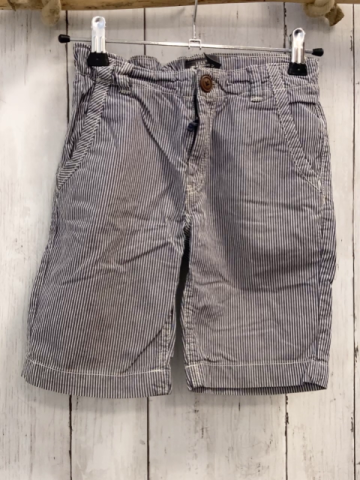 H&M  Shorts  Gr. 110  grau weiße Streifen Bund verstellbar 