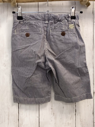 H&M  Shorts  Gr. 110  grau weiße Streifen Bund verstellbar 