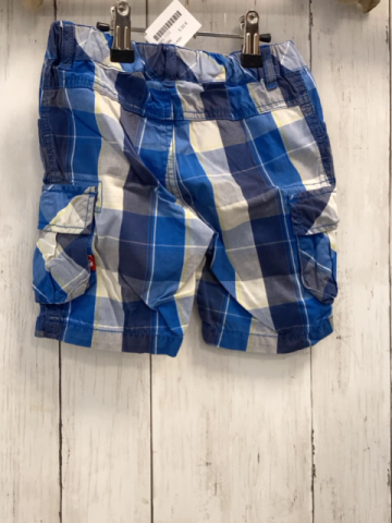 Lego  Shorts  Gr. 98  bau dunkelblau weiß gelb kariert Bund verstellbar 