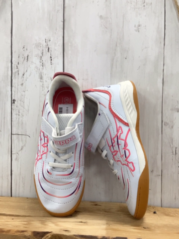 Kappa  Schuhe  Gr. 30  weiß rote Streifen + Label 