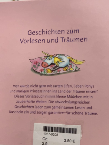   Buch Geschichtenzauber für Mädchen 